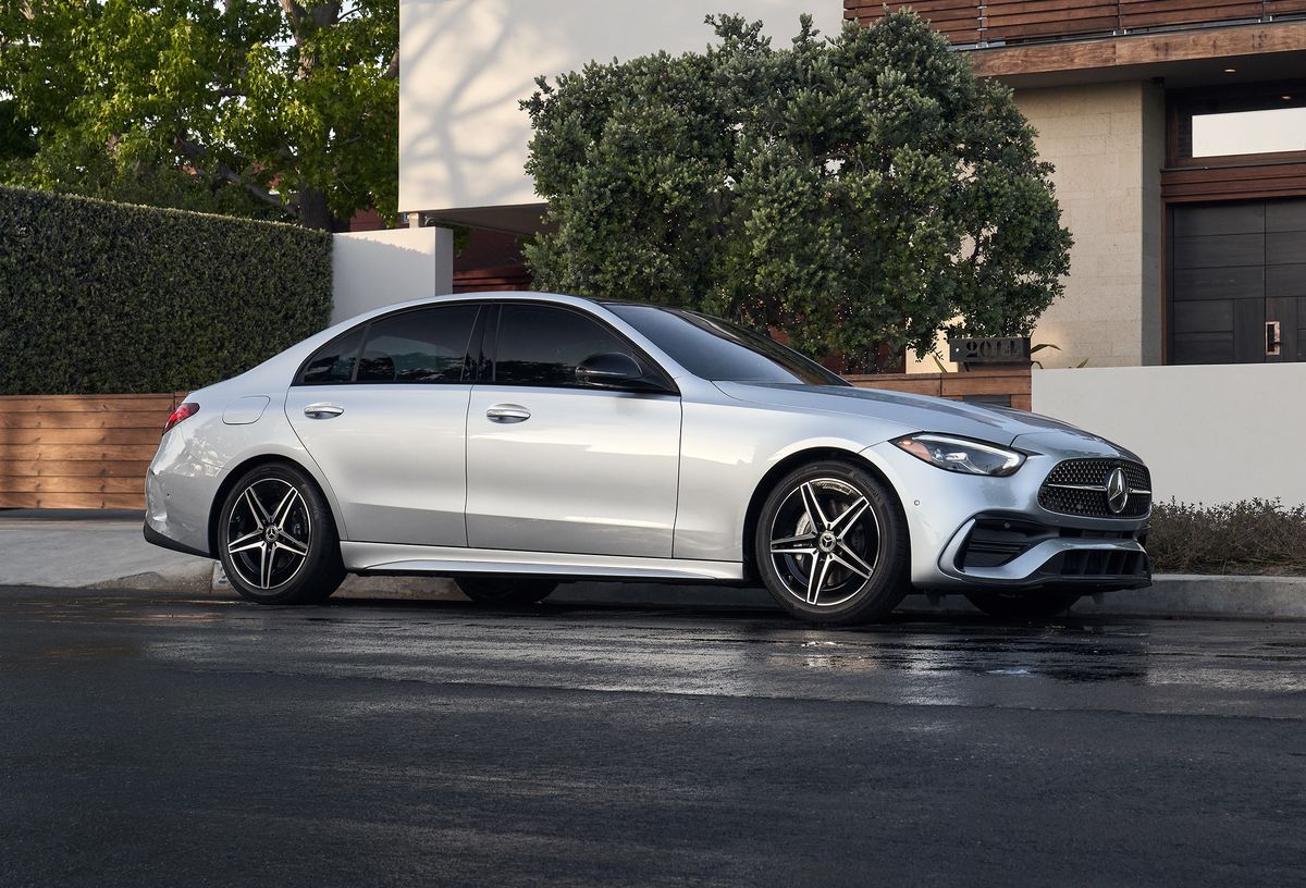 2026 Mercedes-Benz C-Class Sedan shown from a front three-quarter angle